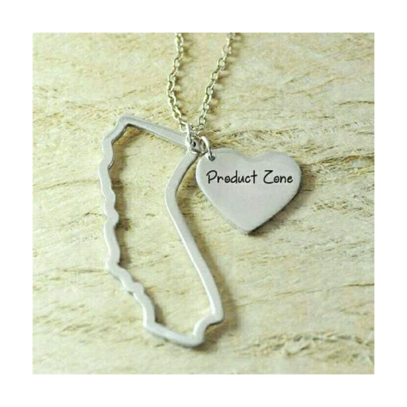 Custom engraved charm with brand name