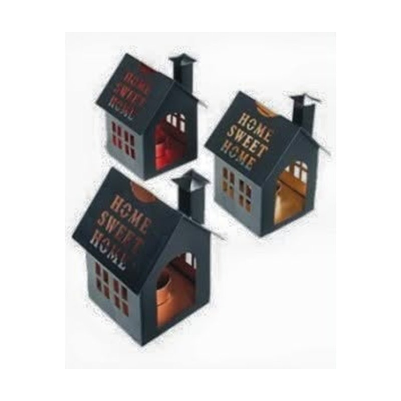 "Home Sweet Home" tealight houses